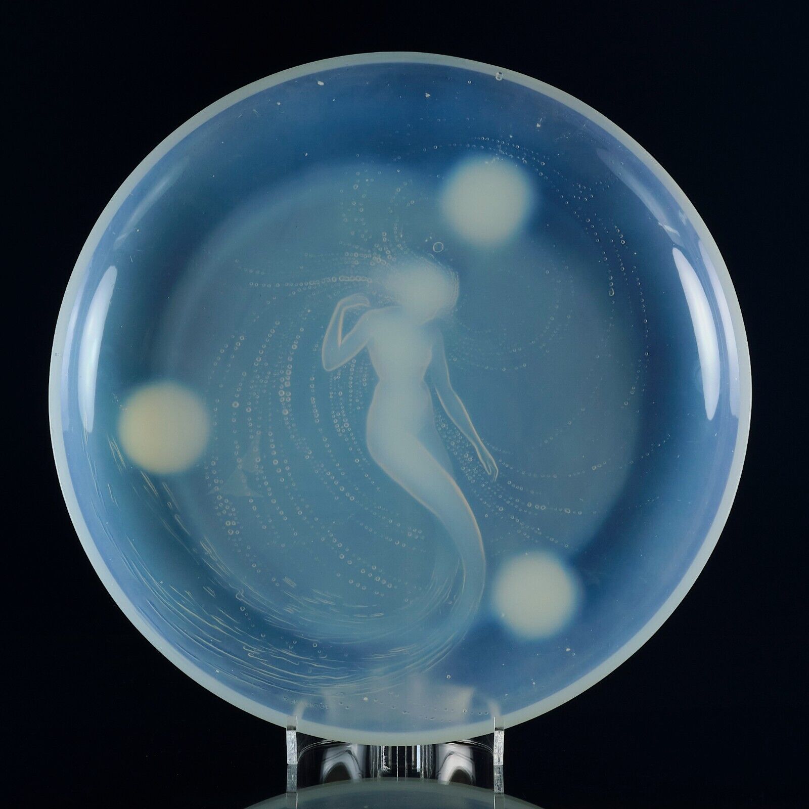 Lalique ラリック 天使の置物 オパルセント フィギュリン Lalique