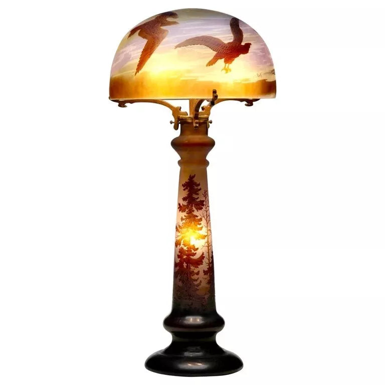 Y2793 エミールガレ ランプ型置物 大型 高さ58.5㎝