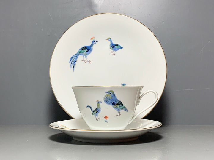 Meissen マイセン/※珍品 1級品 陶板 鳥
