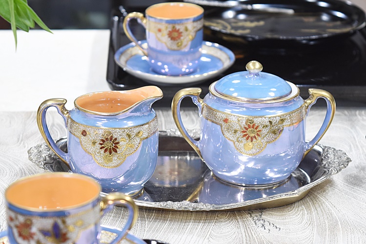 オールドノリタケ デコレディ パウダーボックス ドレッサードール 小物