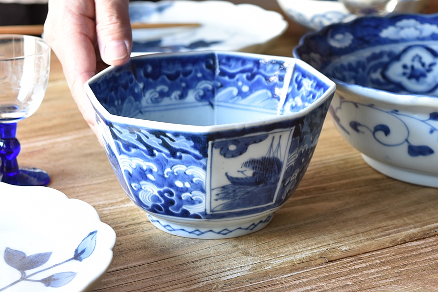 楽天市場】古伊万里 染付の通販 【アンティーク・天保10年】 古伊万里