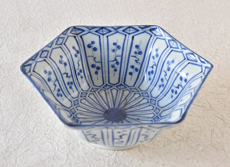 なます皿 色絵付 金彩 2枚 江戸 明治 古伊万里 訳あり ニュウ 欠け な