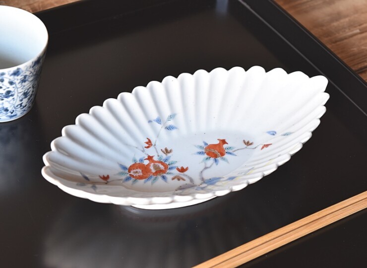 古伊万里白磁向付(柿右衛門手) 骨董 アンティーク 柿右衛門 古伊万里