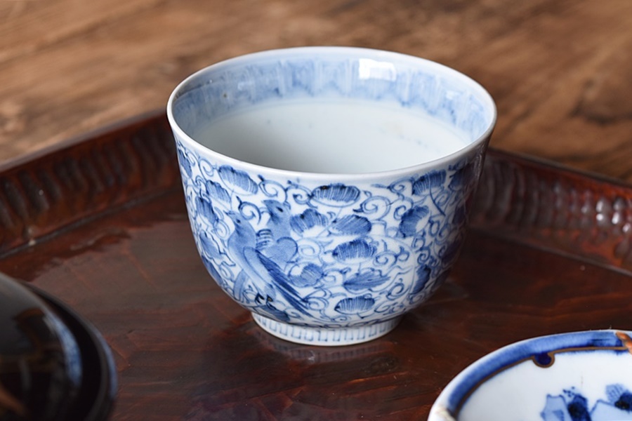 京焼・清水焼 宮下善寿作 氷裂手 茶碗 無傷 共箱 保証 【公式通販】