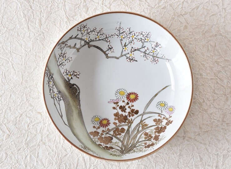 ♢中国 ガラス絵 花鳥図 自在遊環 双耳 鼻煙壺 古玩 置物飾り骨董品