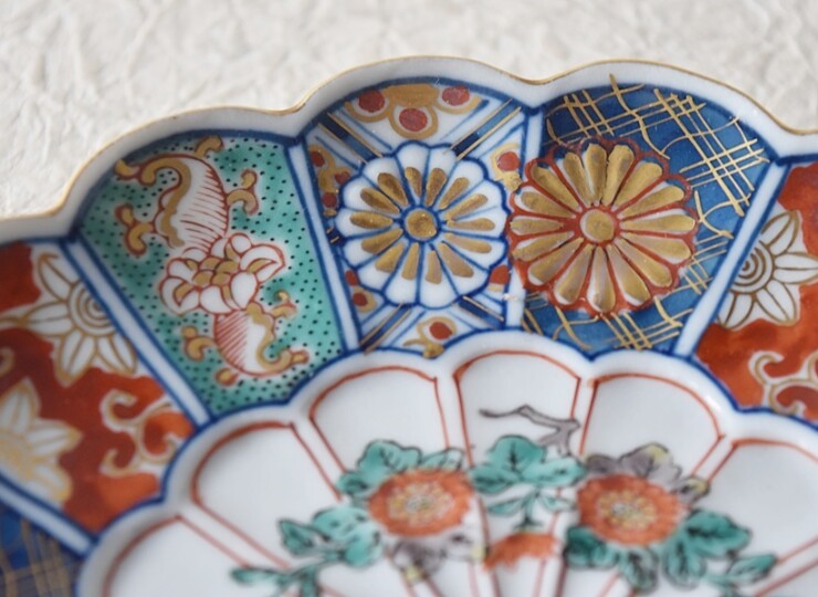 1-238.伊万里.奇玉宝鼎之珍.色絵.鉢