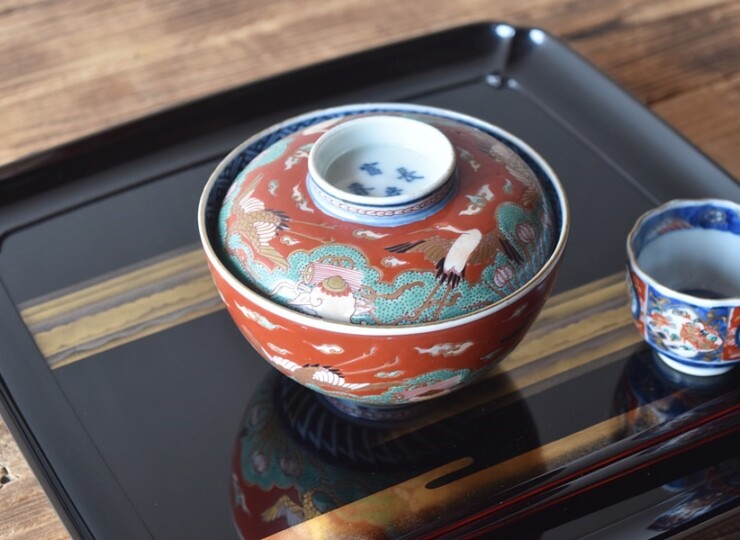 鉢 龍 中国骨董 直し 鎹 草花文様 富貴長春 色絵付け 直しあり 鉢 龍