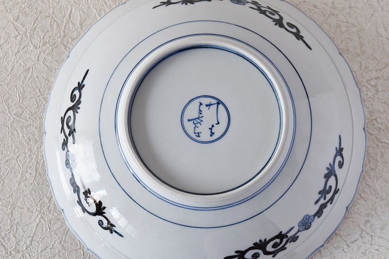 九谷 山本長左 宝祥芙蓉手 大鉢 - 生活骨董と古布のアンティーク