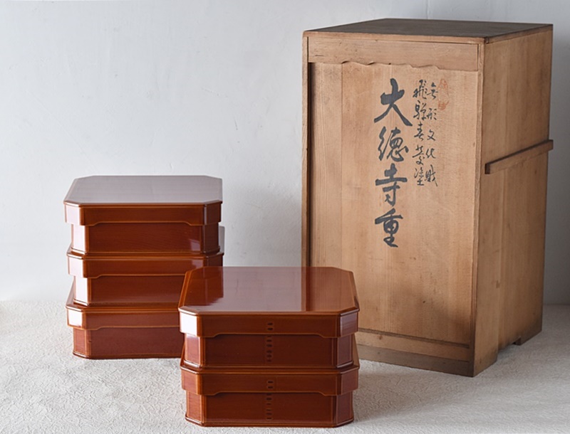 大徳寺弁当や松花堂弁当箱 - 生活骨董と古布のアンティークショップ