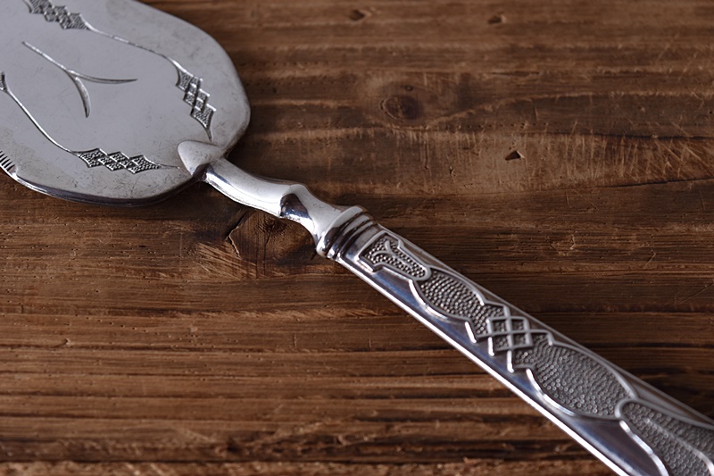 英国アンティーク シルバープレート ケーキサーバー - 生活骨董と古布