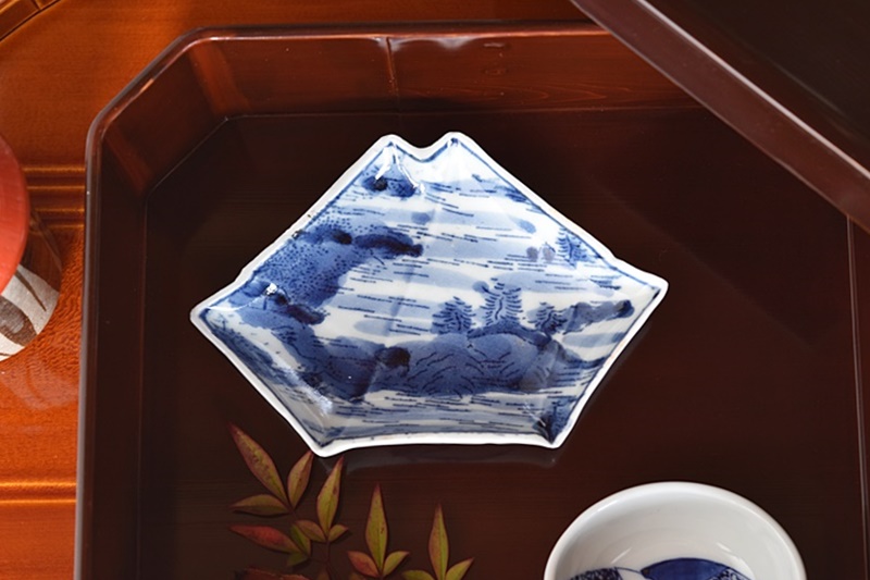 江戸中期 古伊万里 白磁陽刻鳳凰文小皿 8客 時代物 伝世品焼物 WWTT315