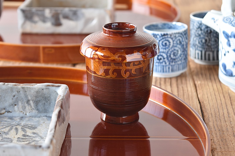 輪島塗 吸物椀 5客揃 共箱あり 鈴木幸吉作 漆器 中古品 輪島塗 塗師