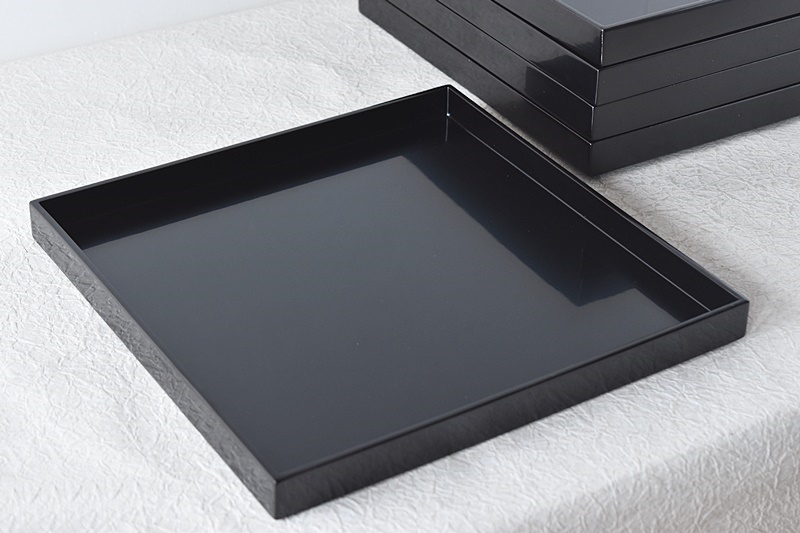 輪島塗 卓上膳 5客 沈金牡丹 【未使用】 輪島塗 卓上膳 5客 沈金牡丹