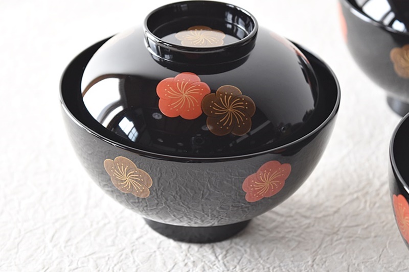 時代物! 江戸期 20客 吸い物椀 金蒔絵 黒漆塗 古い漆器 漆器 輪島塗