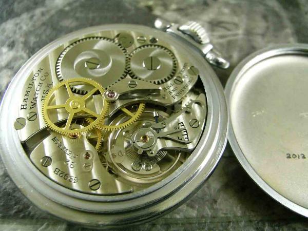 ハミルトン G.C.T 軍用懐中時計 24時間表示 | アンティーク時計の販売