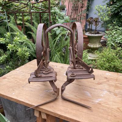 アイアンパーツ ガーデンオブジェ インテリア 車輪 - 福岡の