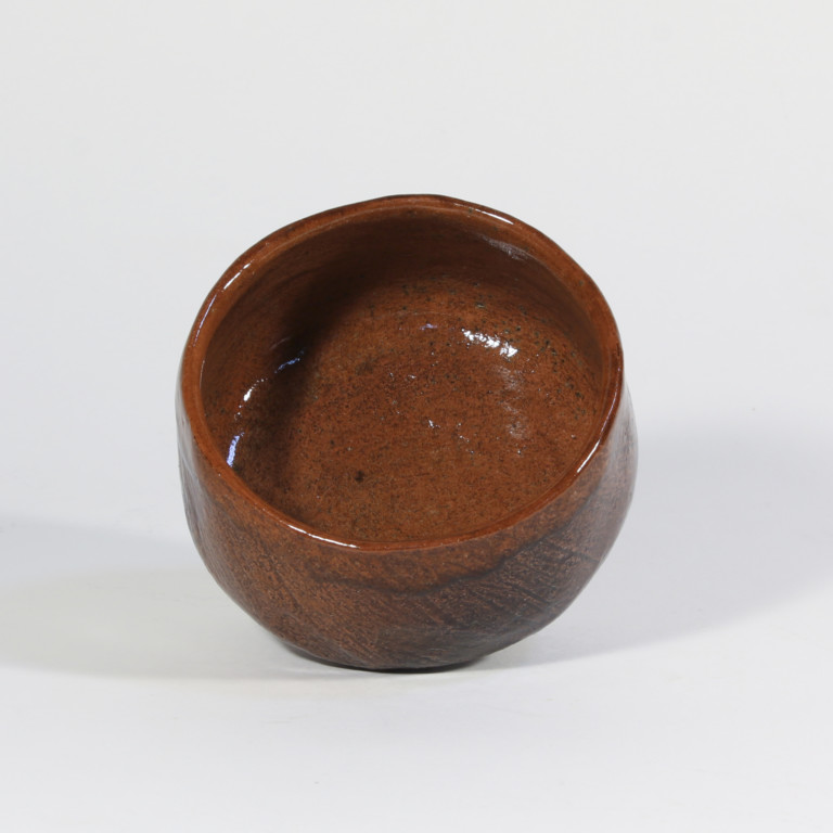 十代 大樋 長左衛門 飴釉茶碗 - 古好屋