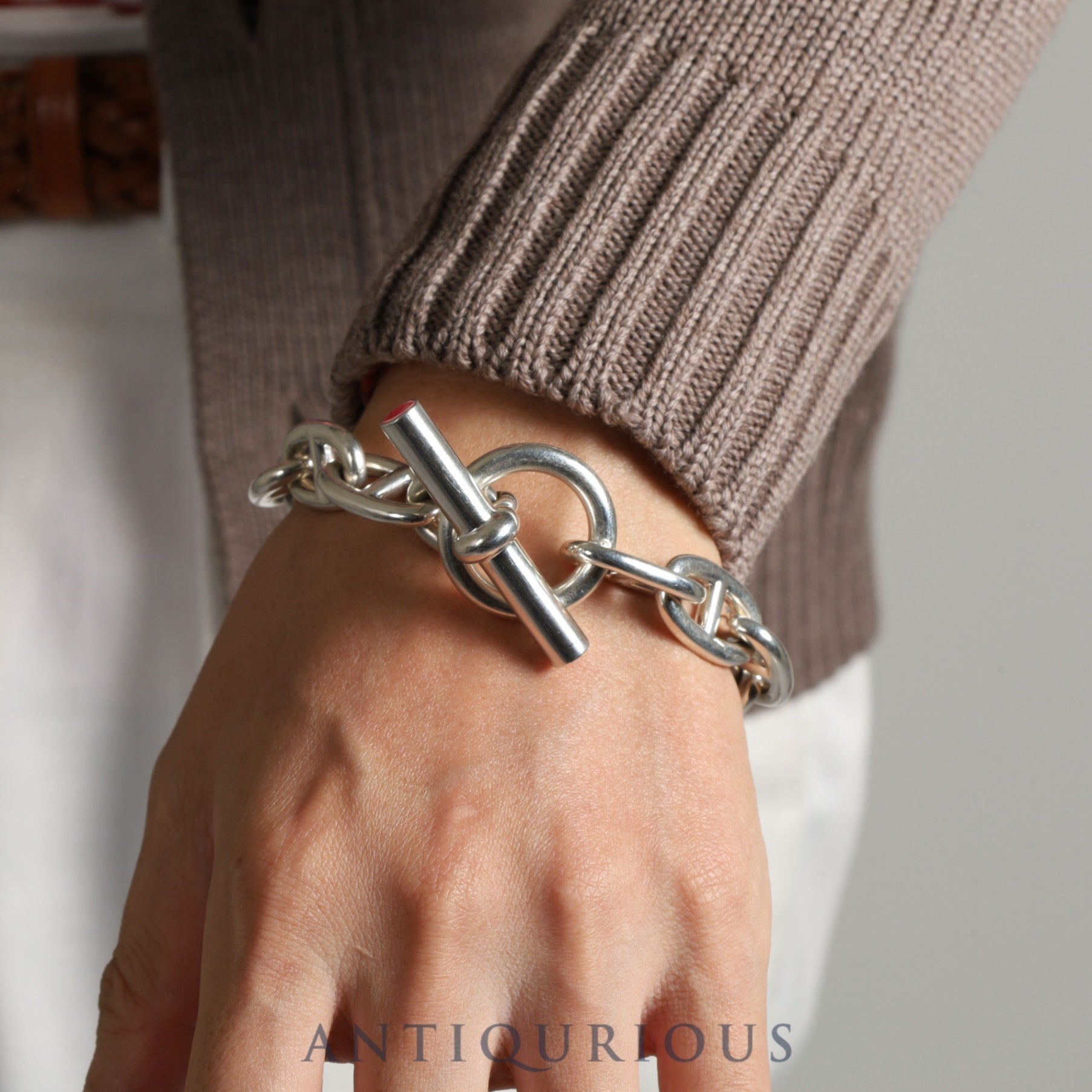 HERMES エルメス シェーヌダンクル TGM 13コマ HERMES - 極 美品 箱