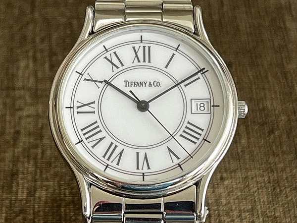 スイス製ティファニーワールドクロック卓上時計クオーツ