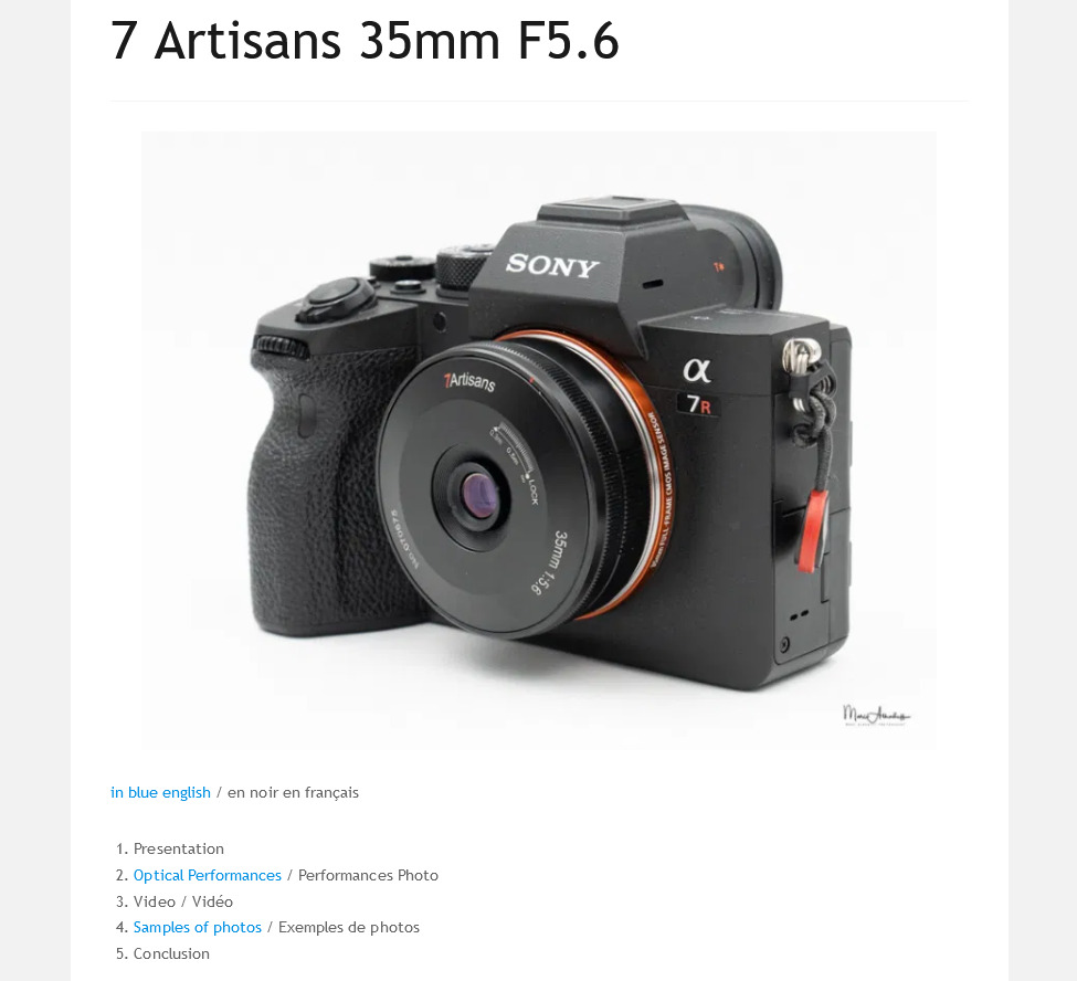 七工匠「7Artisans 35mm F5.6」逆光に弱いが驚くほど良好な中央解像