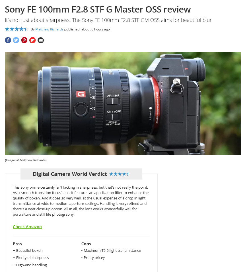 taishi様魔法のボケレンズ！SONY FE100mm F2.8 STF GM