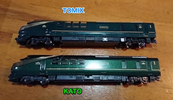 KATO 87系「TWILIGHT EXPRESS 瑞風」入線！TOMIX製と比較レビュー