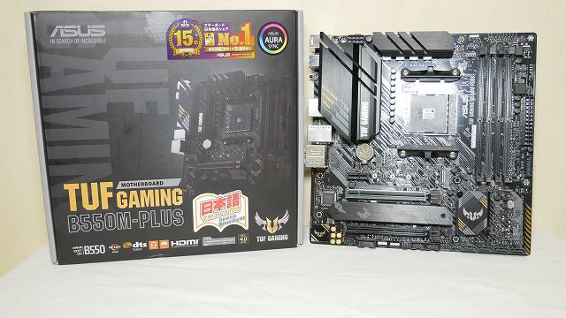 ASUS B550M TUF GAMING B550M-PLUS レビュー 多機能で高耐久で初心者に