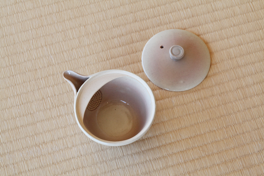 宝瓶 燔師（宇治の陶土）M 朝日窯工房作｜Asahiyaki | Tea pottery in