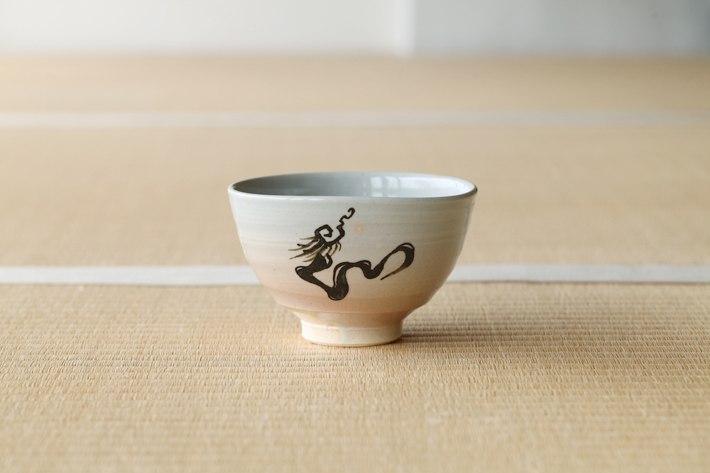 皆具 紅鹿背金彩源氏香之図 / 十六世豊斎作｜朝日焼 〜京都・宇治の茶