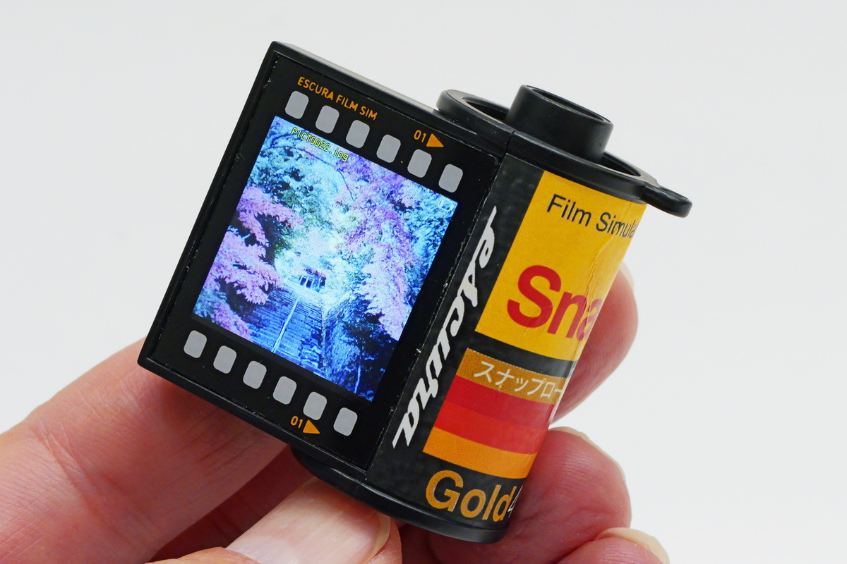 6000円なのに機能満載で楽しめました!! フィルム・パトローネ型