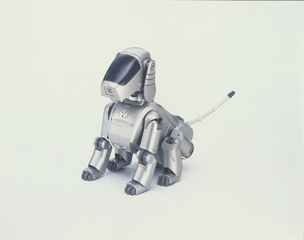 SONY AIBO ソニー アイボ ロボット 犬 マカロン 黒 グレー SONY AIBO