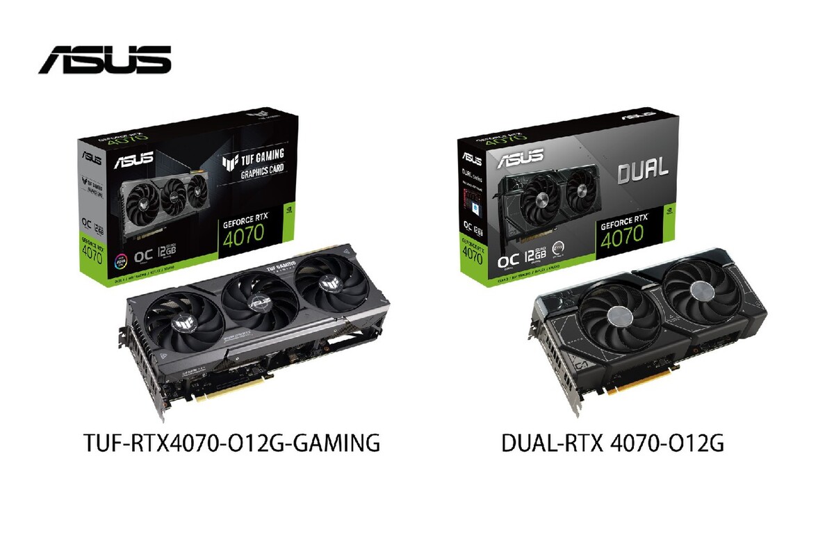 ASCII.jp：ASUS、GeForce RTX 4070搭載のビデオカード2製品を発売 9万