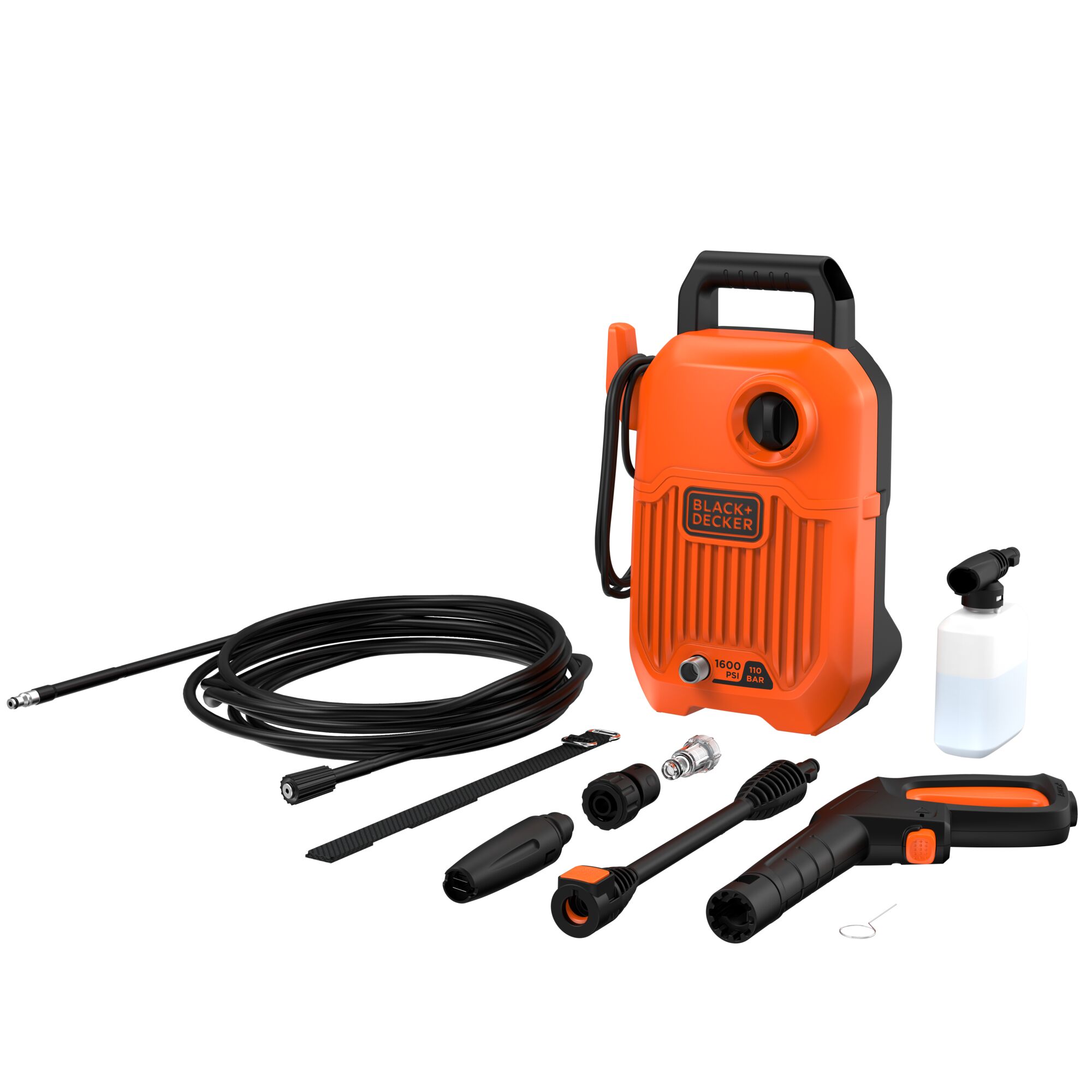 1600 PSI 110 Bar Pressure Washer | BLACK+DECKER