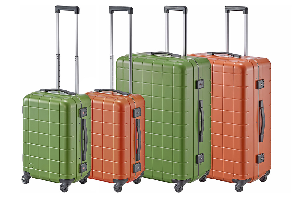 エース、北海道の山をイメージした国産スーツケース「プロテカ