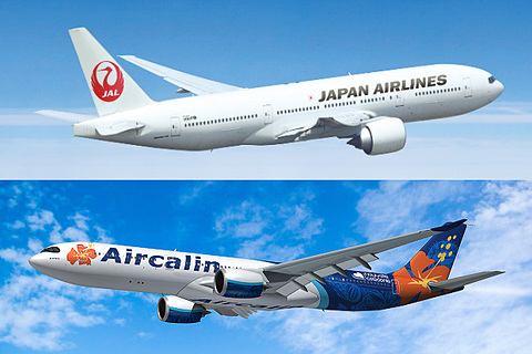 JALとエアカラン、12月3日からコードシェア開始。成田/関空～ヌメアと