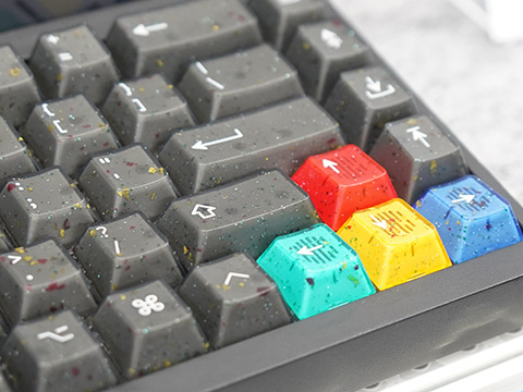 新品】PBTfans NEON R2 キーキャップセット ラメ無し 新品】PBTfans