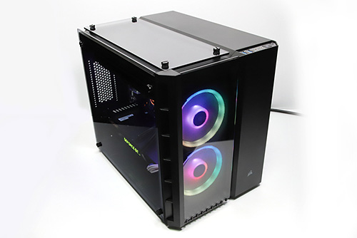 魅惑の“幻光PC”が簡単に組める、CORSAIRの「Crystal Series 280X」を