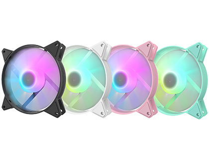 側面も光る120mmファン×3個パックがdarkFlashから、ミントなどカラーは
