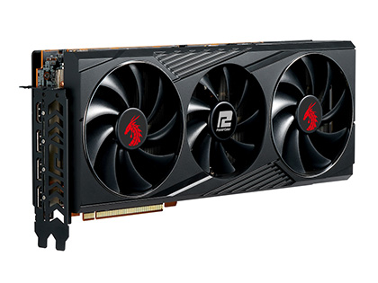 PowerColorのRadeon RX 6800XTに新モデル、赤く光る「Red Dragon