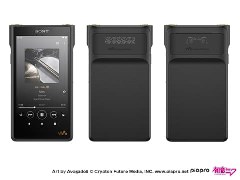 初音ミクモデル】SONY NW-ZX707 デジタルオーディオプレーヤー 初音