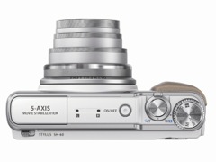 5軸手ブレ補正/24倍ズームのコンパクト「OLYMPUS STYLUS SH-60