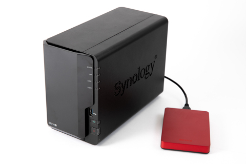 外付けハードディスク・ドライブ Synology NAS DS1621+ 外付け