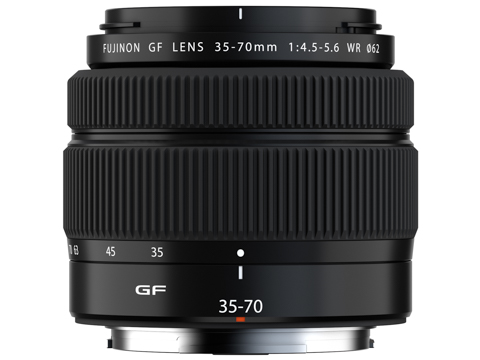 富士フイルム、GFX用の沈胴式標準ズーム「GF35-70mmF4.5-5.6 WR