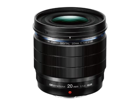 OMDS、40mm相当の小型PROレンズ「M.ZUIKO DIGITAL ED 20mm F1.4 PRO