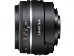 ソニー、小型軽量のポートレートレンズ「85mm F2.8 SAM」 - デジカメ