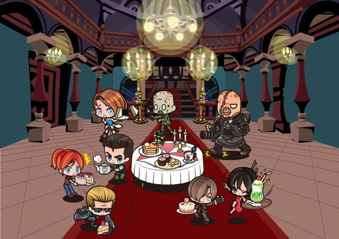 カプコンカフェ、第2弾テーマ「バイオハザード」特別イラストを公開