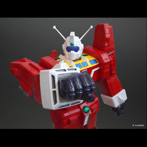 1/144の「イデオン」ジャンボソフビフィギュア登場！ 全高約73cm、重量