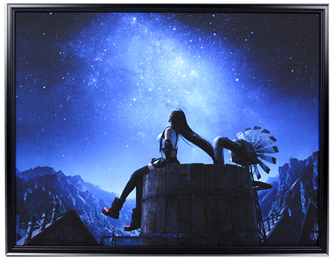 高精彩アート エアリス 複製原画 ファイナルファンタジー FF7 高精彩