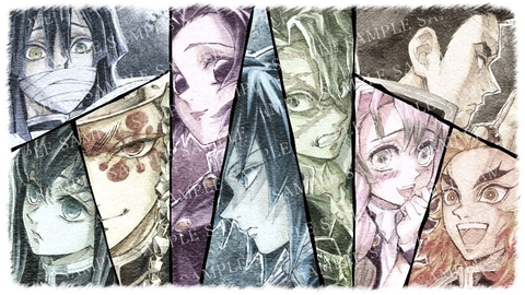 ufotable、「鬼滅の刃」柱合会議・蝶屋敷編 描き下ろしイラストを公開