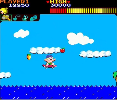 アストロシティミニ全タイトルレビュー】「ワンダーボーイ」 - GAME Watch